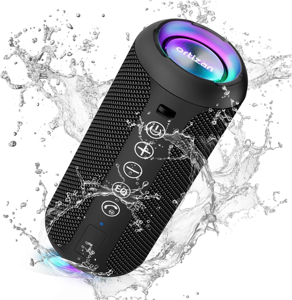 Bluetooth Speaker 360° LED 50W
