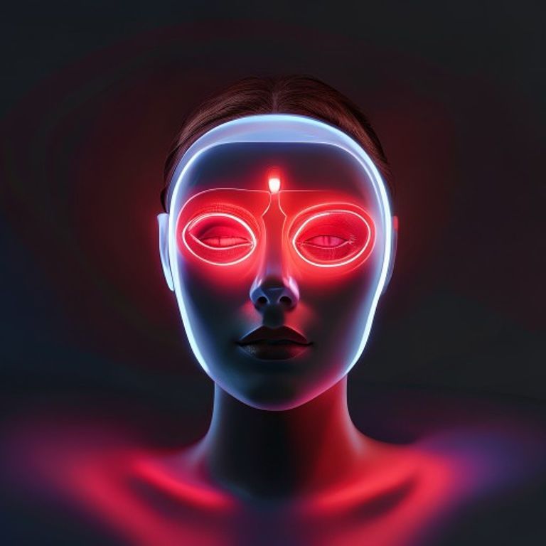 LED Lichttherapie-Maske
