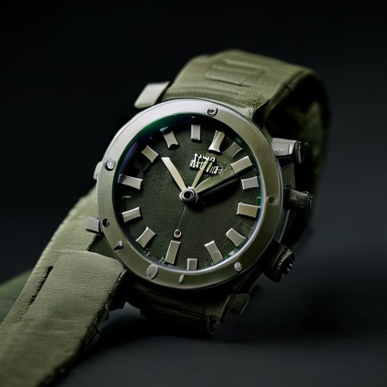 Military Field Uhr 38mm Canvas-Armband